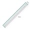Kearing® Metal Edge Acrylic Quilting Ruler - 3mm Thick with Laser Grid, Sewing and Quilting Supplies with Cutting Edge, Non-Slip Backing for Rotary Cutter & Fabric Cutting